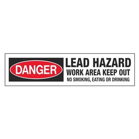 Danger Lead Hazard Barricade Tape
